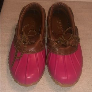 EUC Ralph Lauren Makenna Duck Rubber Shoes sz 6